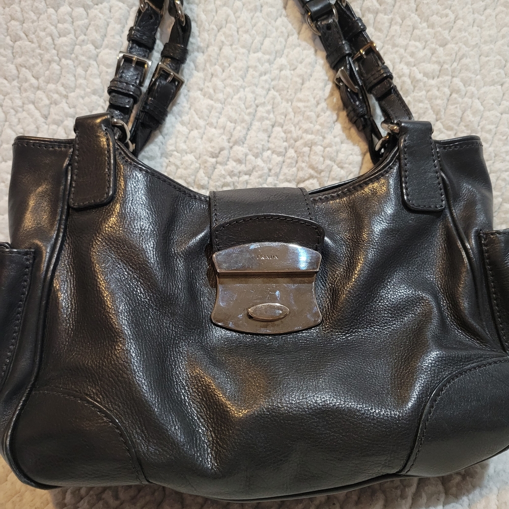 Prada Spazzolato Mini Bag